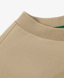 Лонгслив за момче с имитация на многослойност бежов Gulliver