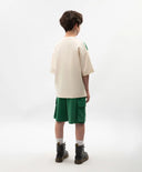 Шорти за момче от трико с карго джобове зелени Gulliver