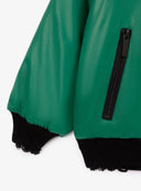 Утеплено яке-бомбер за момче от шушляк зелен Gulliver