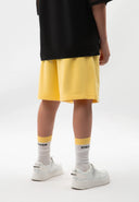 Ярки жълти шорти от памучен футер от Gulliver