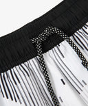 Плувни шорти за момче с принт бели Gulliver