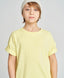 Базова тениска с къс ръкав детска жълта Button Blue