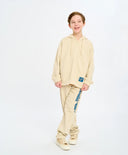 Зип худи бяло за МОМЧЕ основен изглед