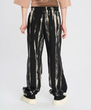 Детски джогъри черни с ластичен колан и ефект на промиване Button Blue