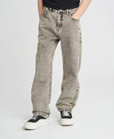 Детски прави дънки сиви Button Blue