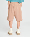 Детски трикотажни шорти в пясъчен нюанс Button Blue