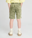 Шорти за момче зелени с ластичен колан Button Blue