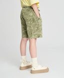 Шорти за момче зелени с ластичен колан Button Blue