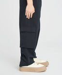 Детски карго джогъри черни с джобове Button Blue