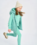 Детски утеплен зелен за МОМИЧЕ основен изглед