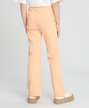 Клин за момиче оранжев с ластичен колан и принт Button Blue