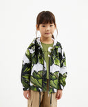 Яке за момиче от влагозащитен плат с многоцветен принт Gulliver