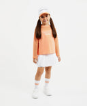 Тениска с дълъг ръкав, комбинирана с мрежа, коралова Gulliver