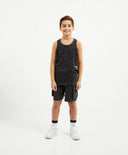 Къс панталон от пике с ластичен колан за момче, сив, Gulliver