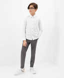 Бяла риза за МОМЧЕ основен изглед