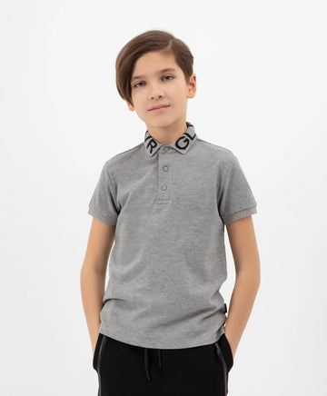 Тениска с къс ръкав сиво Gulliver