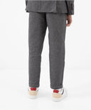 Панталони от туид, стеснени към дъното, сив Gulliver