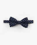 Папийонка от текстуриран плат синя за МОМЧЕ основен изглед