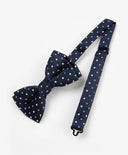 Папийонка от текстуриран плат синя Gulliver