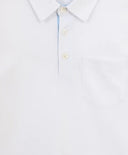 Поло с къс ръкав от пике, бяло за момче Gulliver