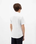 Класическа риза с къс ръкав бяла от Gulliver