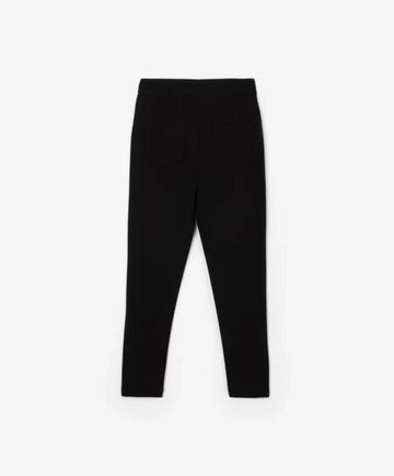 Черни джегинси от плътно трико черни - Gulliver