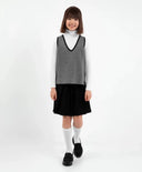 Плисирана пола черна за МОМИЧЕ основен изглед