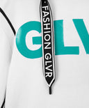 Бял суичър за МОМИЧЕ основен изглед