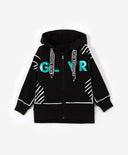 Стилен суитшърт с качулка и предно закопчаване от футер от Gulliver