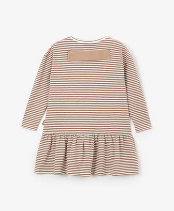 Бежова плетена рокля Gulliver