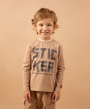 Блуза с дълъг ръкав за МОМЧЕ основен изглед