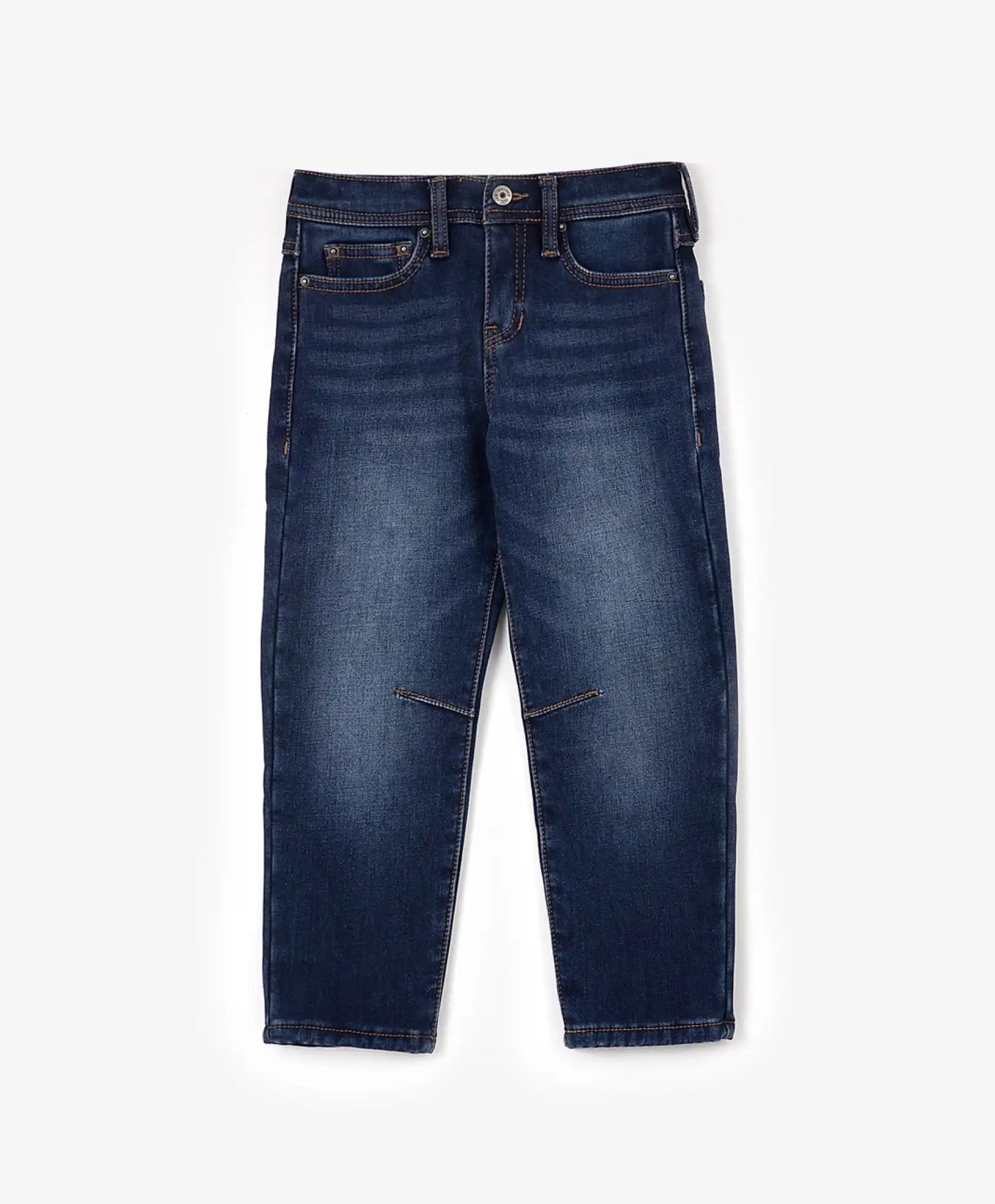 Поларени дънки син цвят