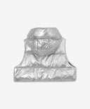 Елек от сияещ сребрист шушляк с изкуствен пух от Gulliver