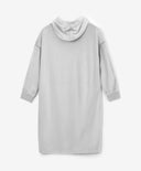 Сива рокля силует овърсайз, изработена от велур от Gulliver