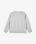 Голям кадифен суичър сив цвят