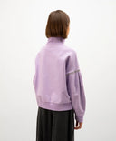 Свободна блуза с дълъг ръкав лилав цвят Gulliver