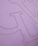 Свободна блуза с дълъг ръкав лилав цвят Gulliver