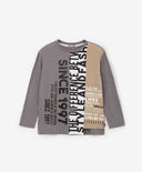 Блуза с дълъг ръкав, изработена от меланжирано трико от Gulliver