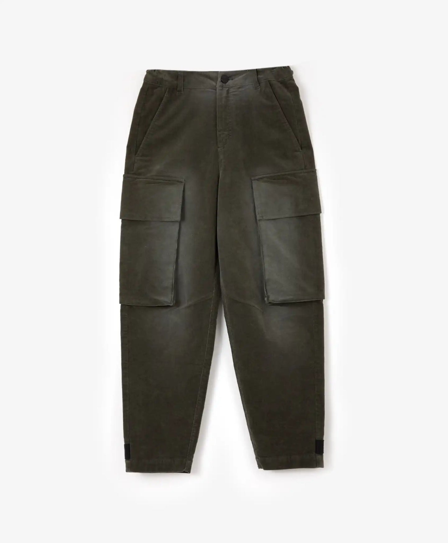 Панталон от микрокадифе каки цвят Gulliver