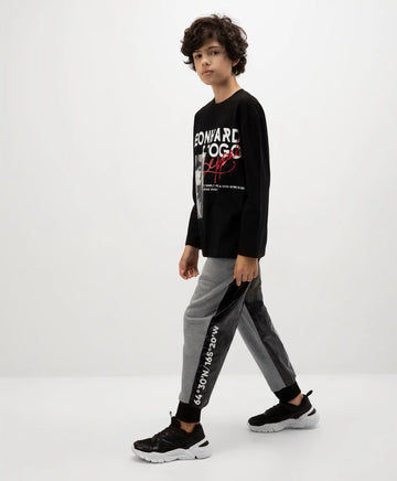 Панталони плетени от трикотаж сив цвят Gulliver