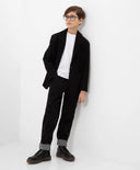 Яке от фланелка с джоб с кръпка черен Gulliver