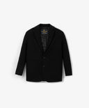 Яке от фланелка с джоб с кръпка черен Gulliver