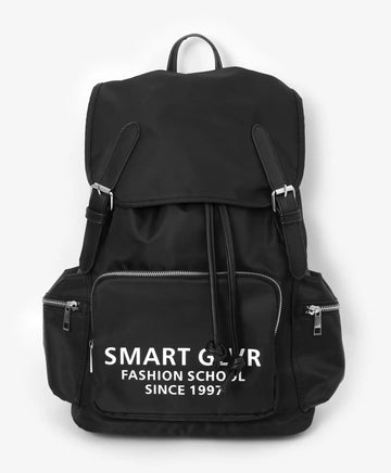 Раница от водоустойчива плащова материя черна Gulliver