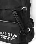 Раница от водоустойчива плащова материя черна Gulliver