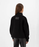 Суичър с цип и големи джобове черен Gulliver