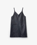 Сарафан син със синтетична кожа  Gulliver