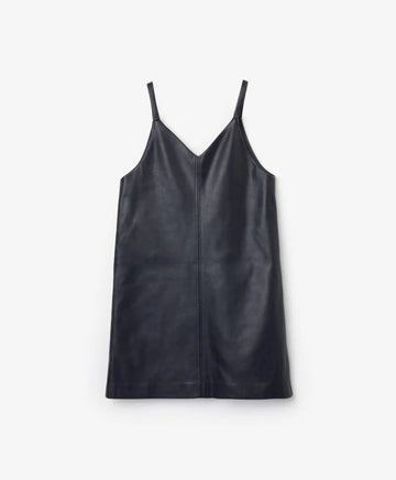 Сарафан син със синтетична кожа  Gulliver