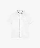 Риза с къс ръкав бяла Gulliver