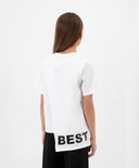 Тениска с асиметричен крой, бяла Gulliver