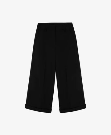 Кюлоти с подгъв по долната част черни Gulliver